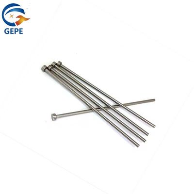 Duurzaam S136 SUS304 Vorm Ejector Pin Roestbestendige hardheid HRC30-35 Voor stempelen