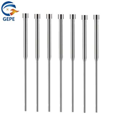 Precision Mould Ejector Pin Double Section / Straight Ejector Pin Hoogtemperatuurbestendige
