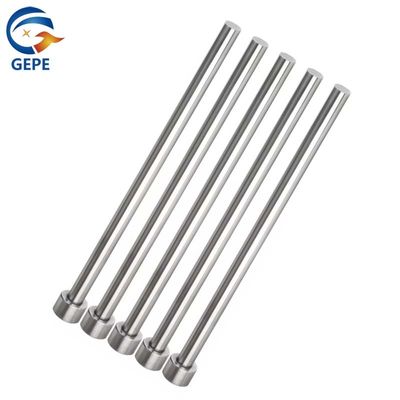 Duurzaam S136 SUS304 Vorm Ejector Pin Roestbestendige hardheid HRC30-35 Voor stempelen