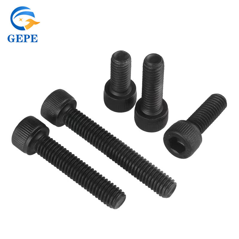 DIN912 moeren en bouten Zwart Hexagon Socket Schroef legering Hexagon Socket Hoofd Cap Schroef Hex Bolt