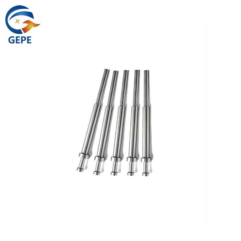 Niet-standaard metrische rechte ejectorhuls / ejectorpinnen SKD61 Nitride ejectorpinnen
